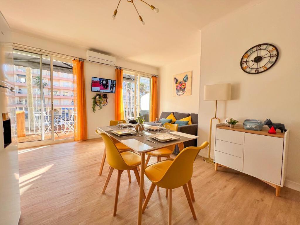 Appartement Vue Mer Parking Prive Place Med กาเนต์-อ็อง-รูสซียง ภายนอก รูปภาพ