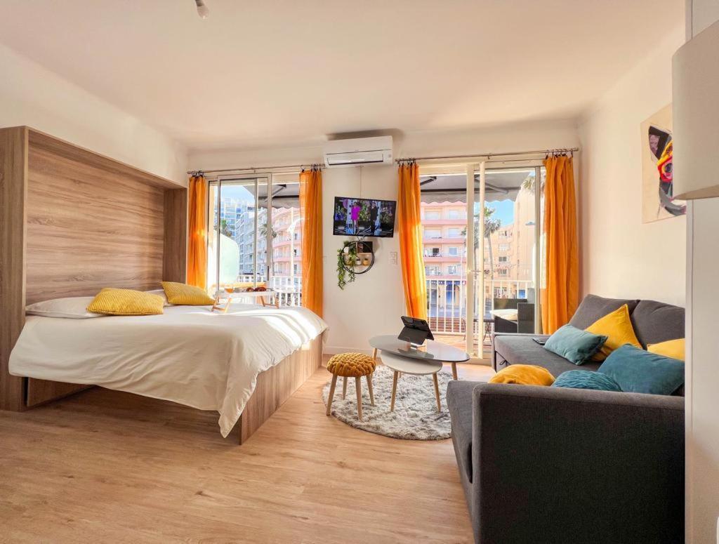 Appartement Vue Mer Parking Prive Place Med กาเนต์-อ็อง-รูสซียง ภายนอก รูปภาพ