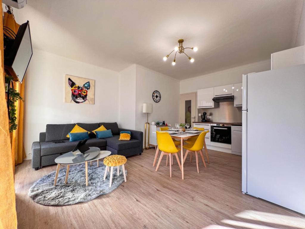 Appartement Vue Mer Parking Prive Place Med กาเนต์-อ็อง-รูสซียง ภายนอก รูปภาพ